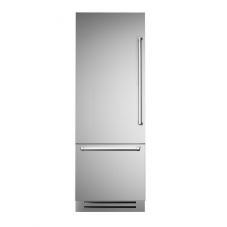 BERTAZZONI REF755BBLXTT/24MAS Εντοιχιζόμενος Ψυγειοκαταψύκτης LUXURY SLOT-IN 75cm Inox